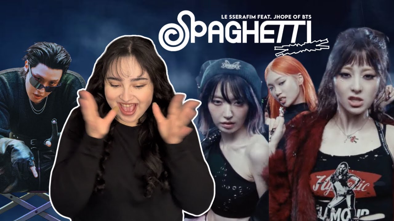 LE SSERAFIM (레세라피ム) «SPAGHETTI (с участием Джей-Хоупа из BTS)» ОФИЦИАЛЬНАЯ РЕАКЦИЯ НА MV