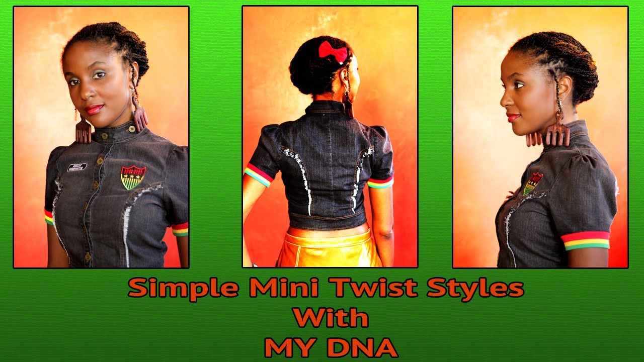 4 Simple Mini Twist Styles with MY DNA