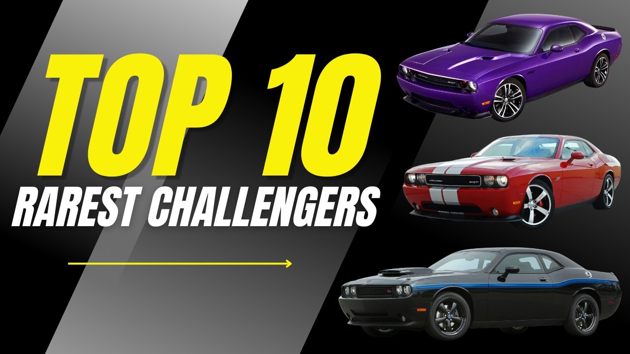 Top 10 Rarest Dodge Challenger Models Ever Made! (2008-2023)