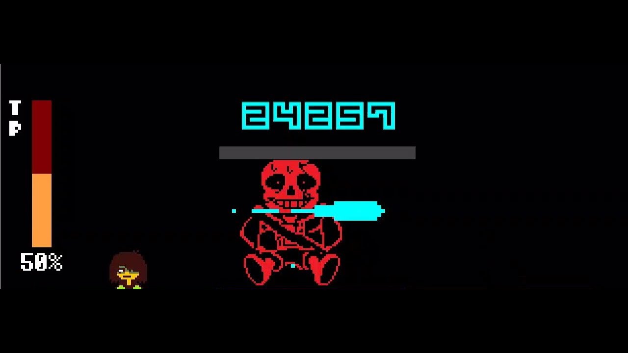 [DeltaTraveler] Section 3 Underfell GG Sans Fight with Jerry's Katana.
