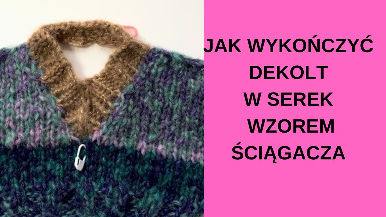 DEKOLT W SEREK /JAK ESTETYCZNIE WYKOŃCZYĆ