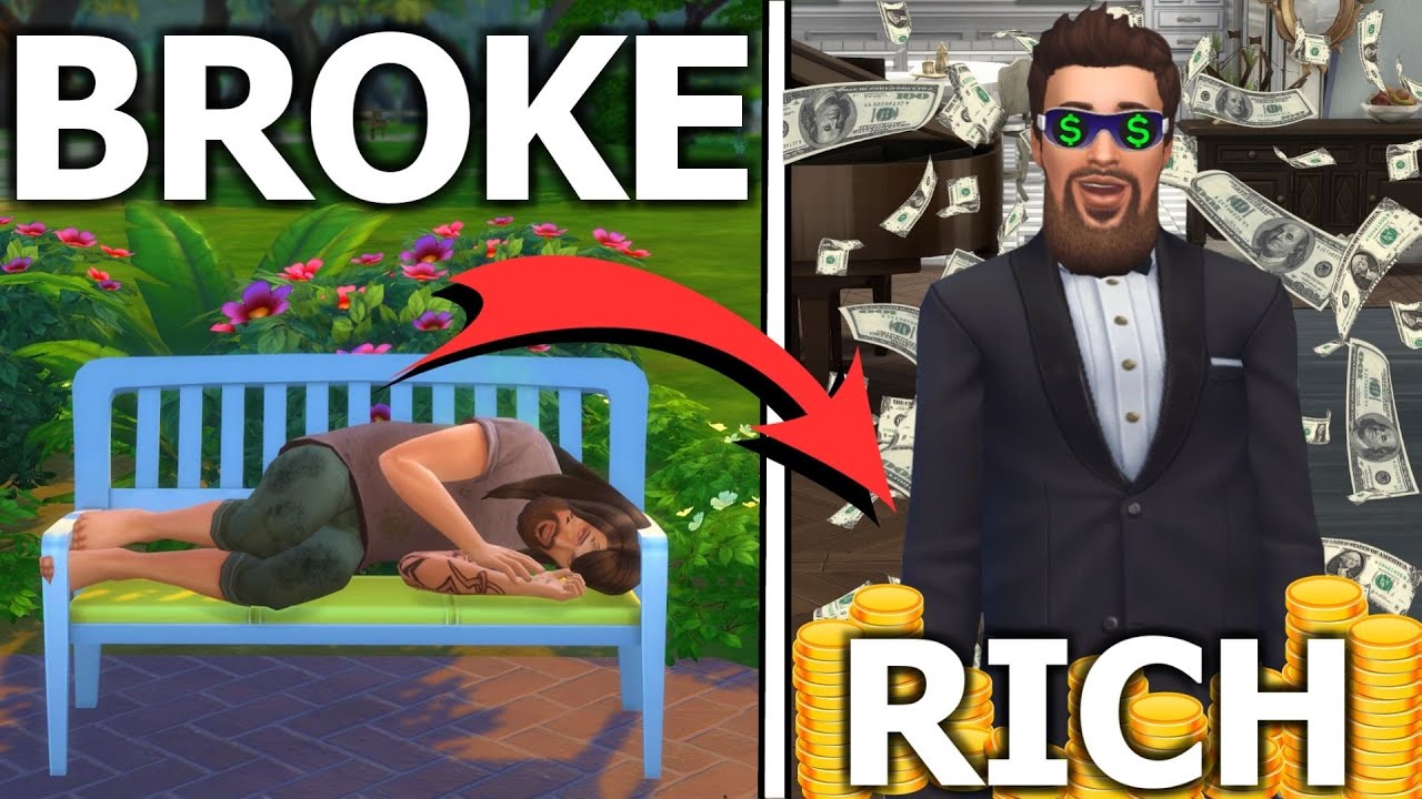 От БЕЗДОМНОГО до МИЛЛИОНЕРА | Sims 0$ Начать испытание