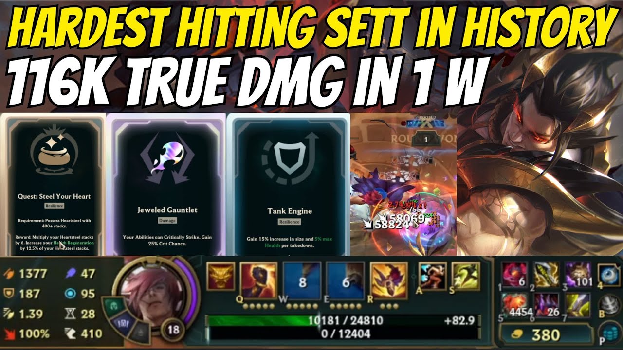 116,000 TRUE DAMAGE Sett W – Arena 4.0 Has Been Broken
