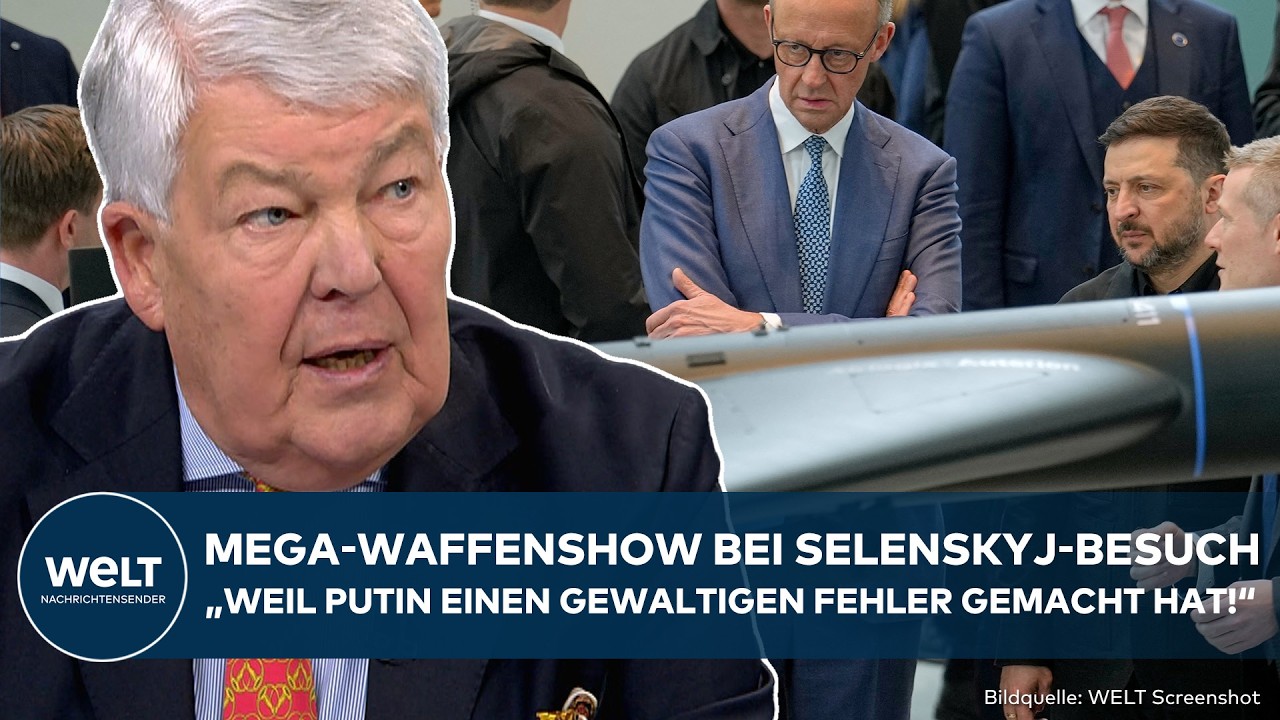 PUTINS KRIEG: Waffenshow in Berlin! Brisante Einblicke! Merz und Selenskyj sprechen &uuml;ber Drohnen