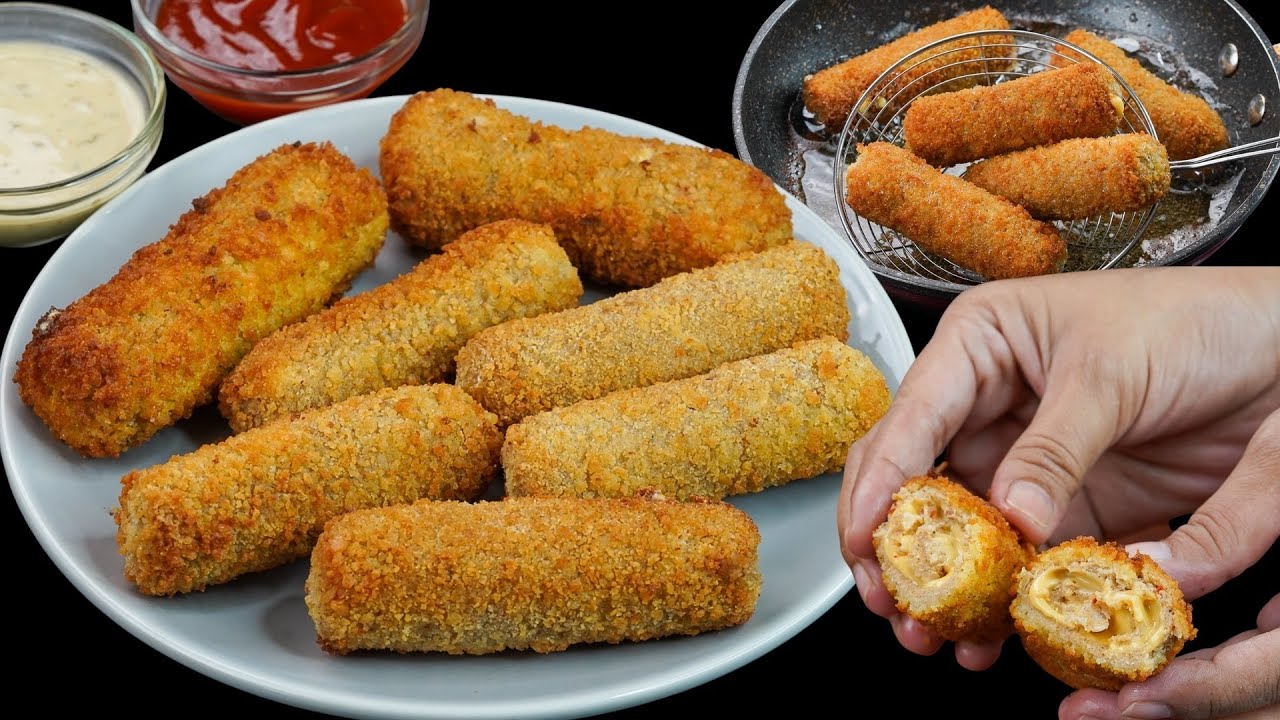 Сырные рулетики с курицей | Простые рулетики с курицей и сыром | Домашние рулетики с курицей
