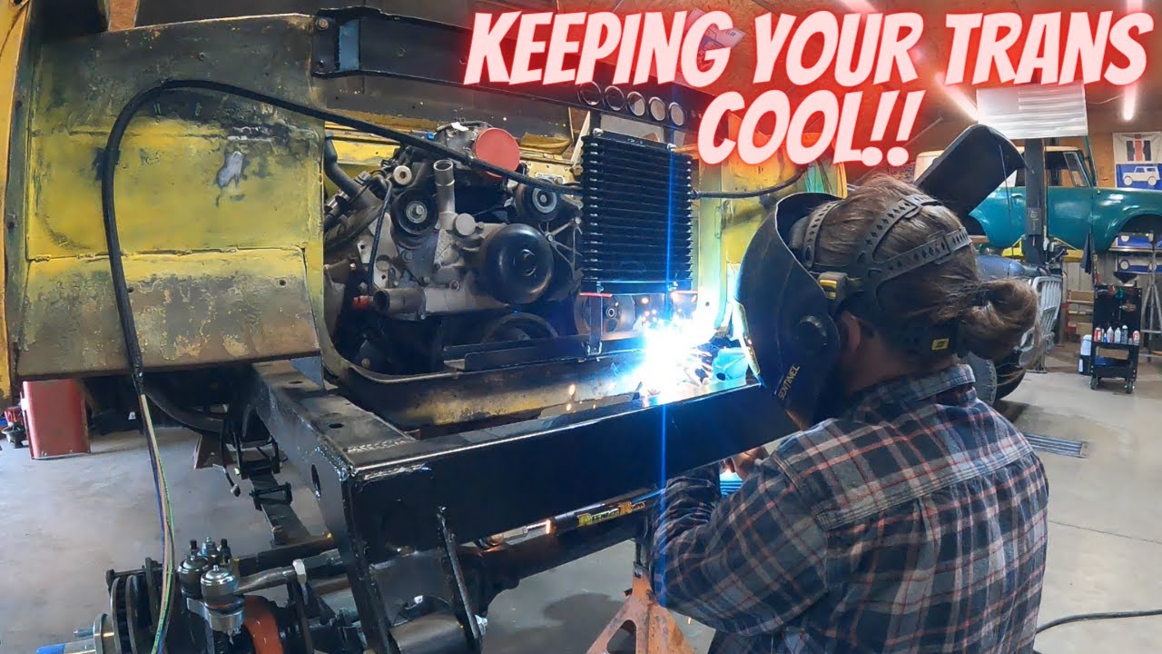 One ton International Scout Off-road build series ( part 5) Big Bird gets a transmission cooler