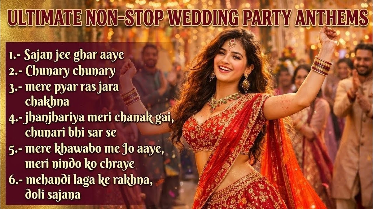 Non-Stop Bollywood Wedding Dance Mix 💥 DJ Remix Party Songs🕺💃