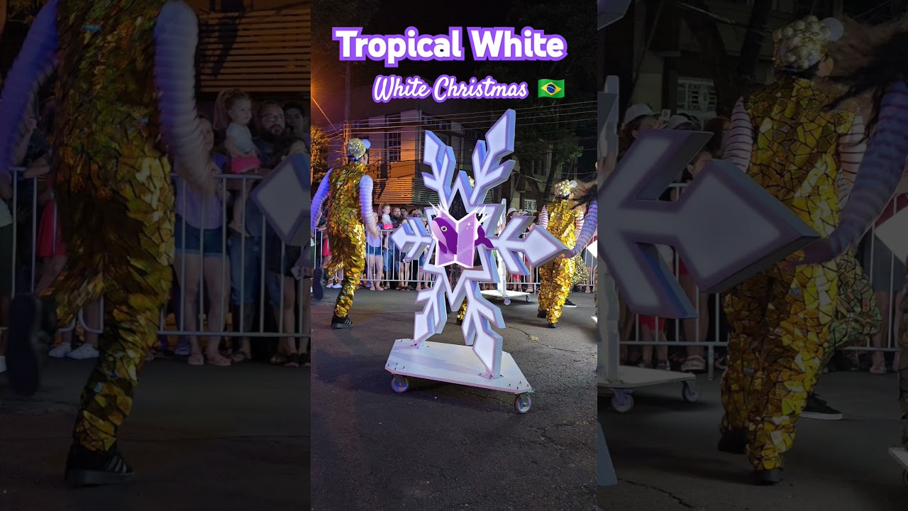 Tropical White Christmas 33&deg; Celcius in my town #fozdoiguacu #natal2024 #christmas2024