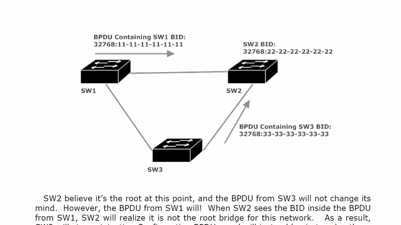 30 STP 2  Config BPDUs & Root Bridge Election Walkthrough SPANNING TREE PROTOCOL CISCO CNNP