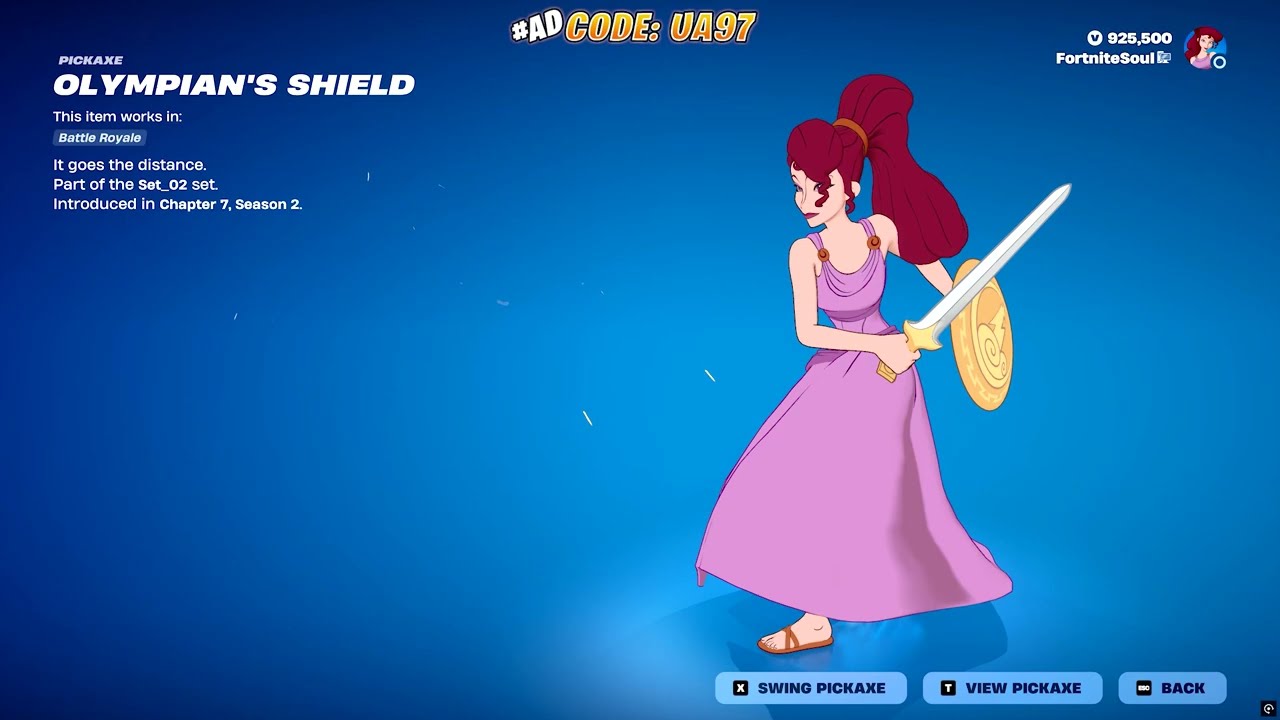 NEW Item Shop DISNEY'S HERCULES (Hades, Hercules and Megara Skins BUNDLE FULL Showcase) Fortnite