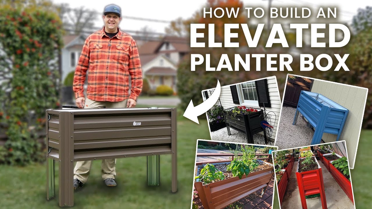 How to Build an Elevated Planter Box in under 7 Minutes | Planter Box Direct