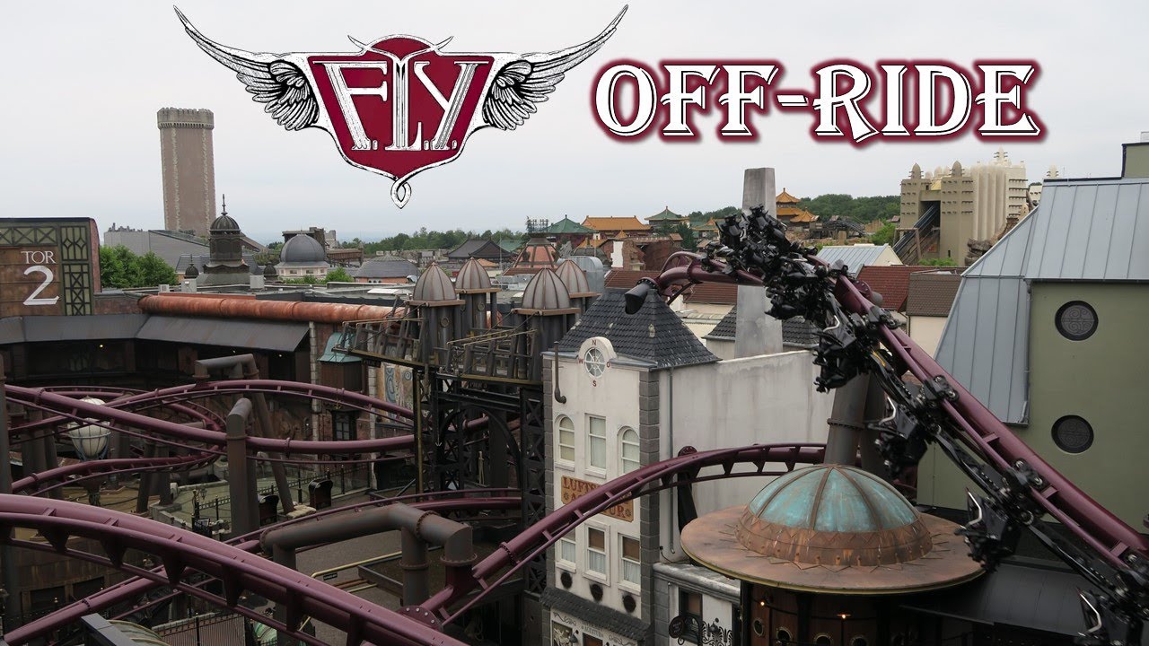 F.L.Y. Off-Ride Footage, Phantasialand Vekoma Launched Flying Coaster | Non-Copyright