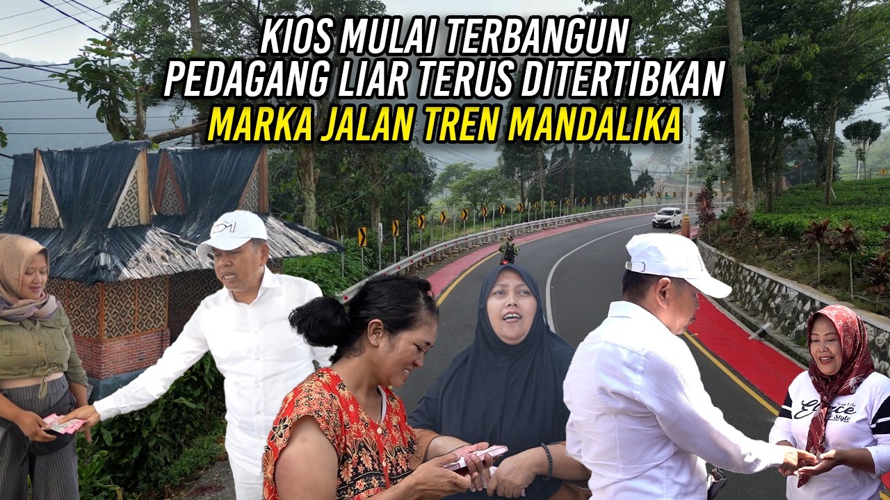 KIOS MULAI TERBANGUN - PEDAGANG LIAR TERUS DITERTIBKAN | MARKA JALAN TREN MANDALIKA