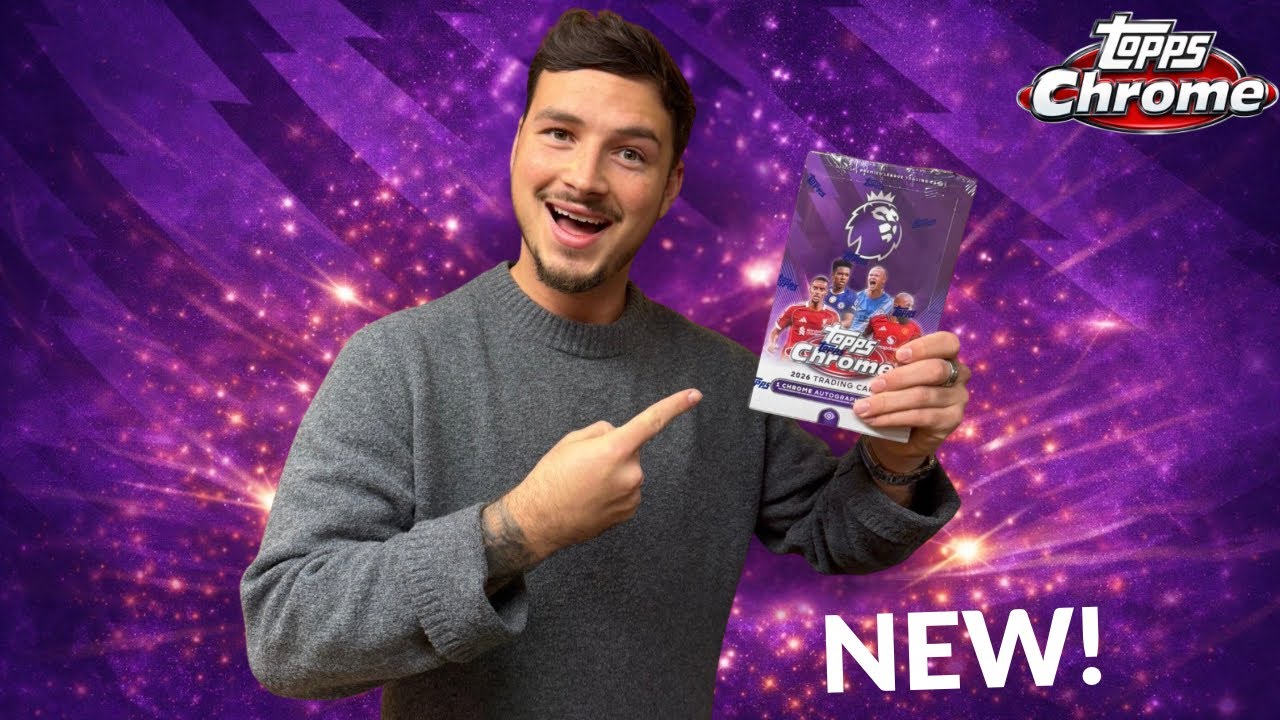 OPENING THE NEW TOPPS CHROME PREMIER LEAGUE 2026 HOBBY BOX! GOLD AUTO HIT!