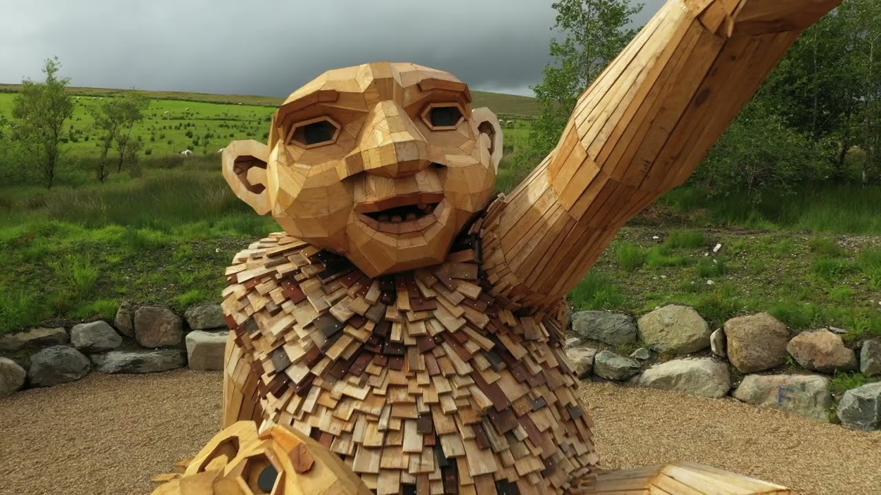 The Sperrins Sculpture Trail By Artist Thomas Dambo.