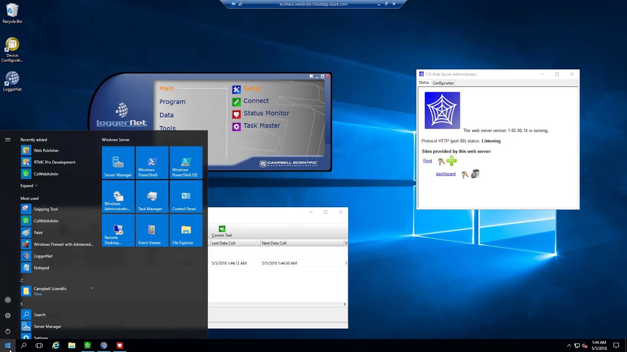 Upload Complex Dashboard to CSI Web Server