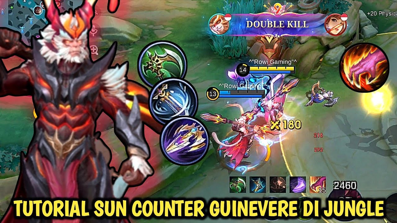 TUTORIAL SUN COUNTER GUINEVERE DI JUNGLE LANE | SUN BEST BUILD TERSAKIT 2026 - MLBB