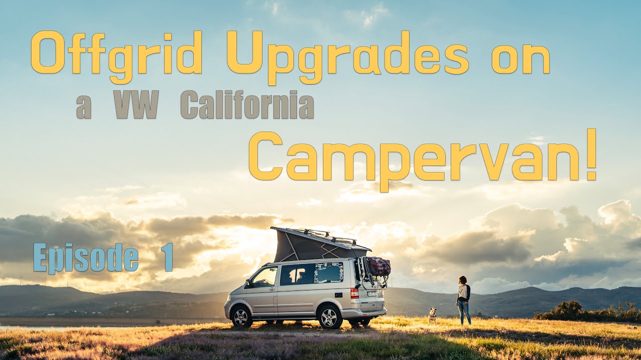 Upgrading a VW California camper - Solar panels & Lithium batteries! Episode #1