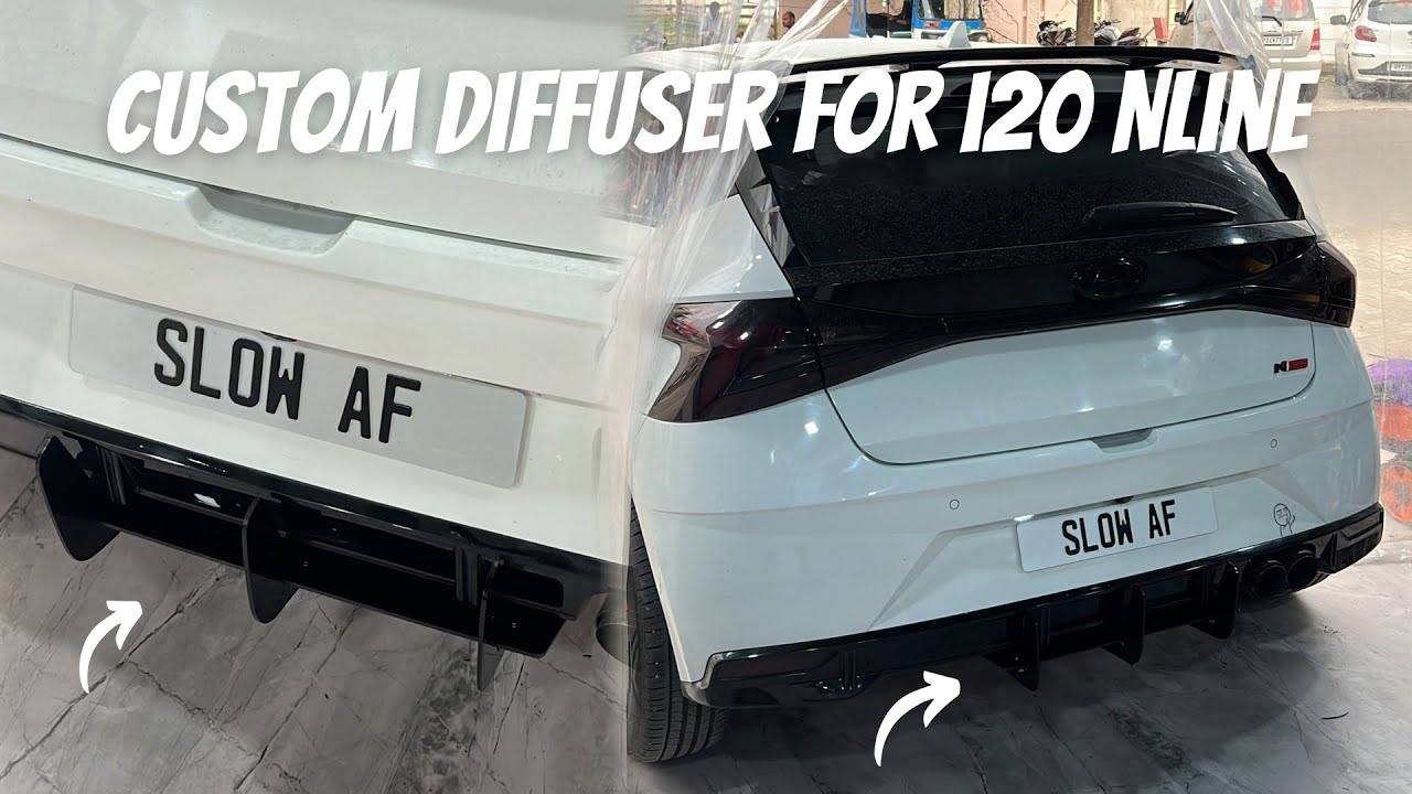 Custom 3 Fin Diffuser for I20 Nline | PS MotoTube