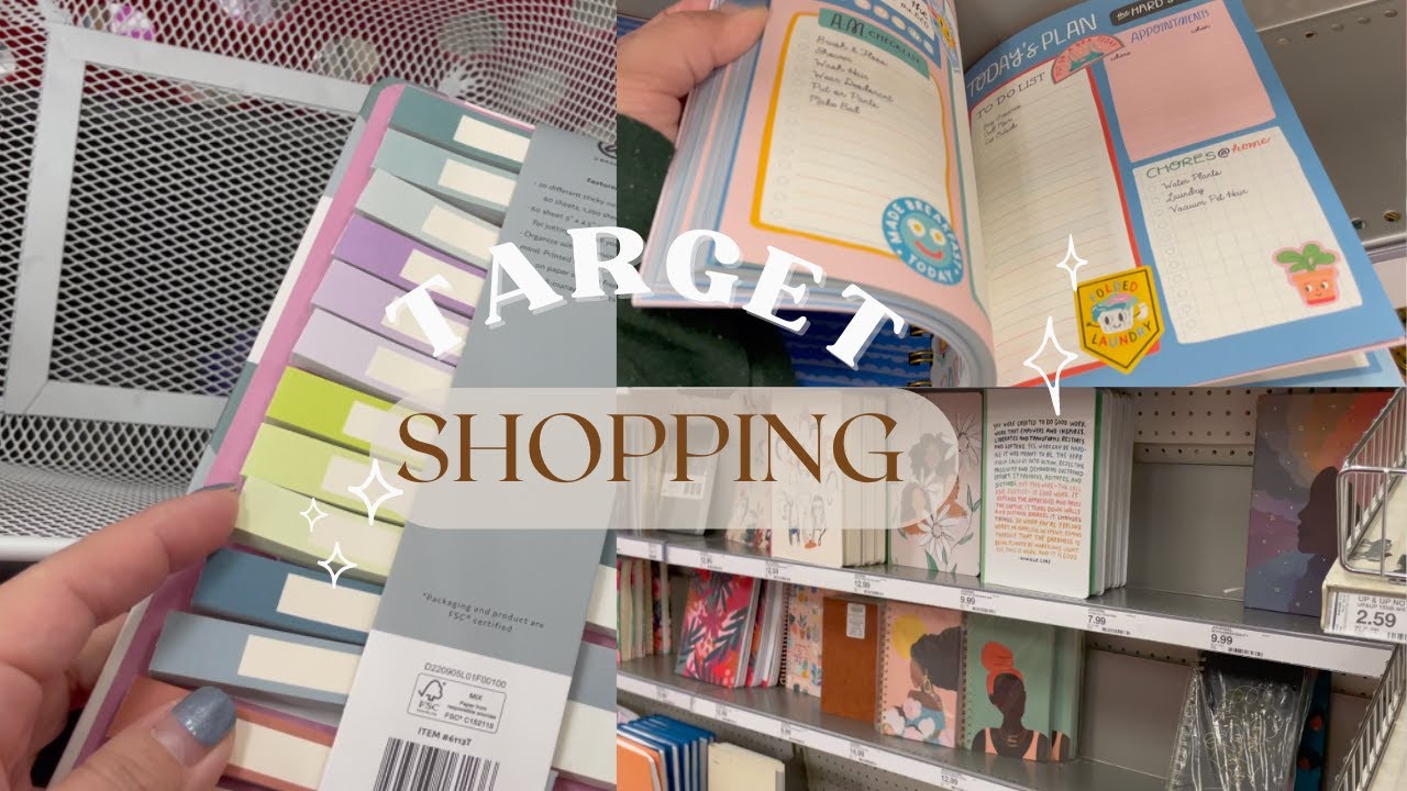Let's go target shopping (for planners and notebooks and other fun stuff)