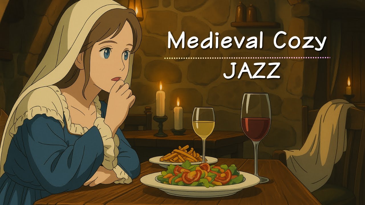 Medieval Lady Dining Jazz | Smooth Cozy Jazz Bar Lofi #jazzlofi #medievalmusic