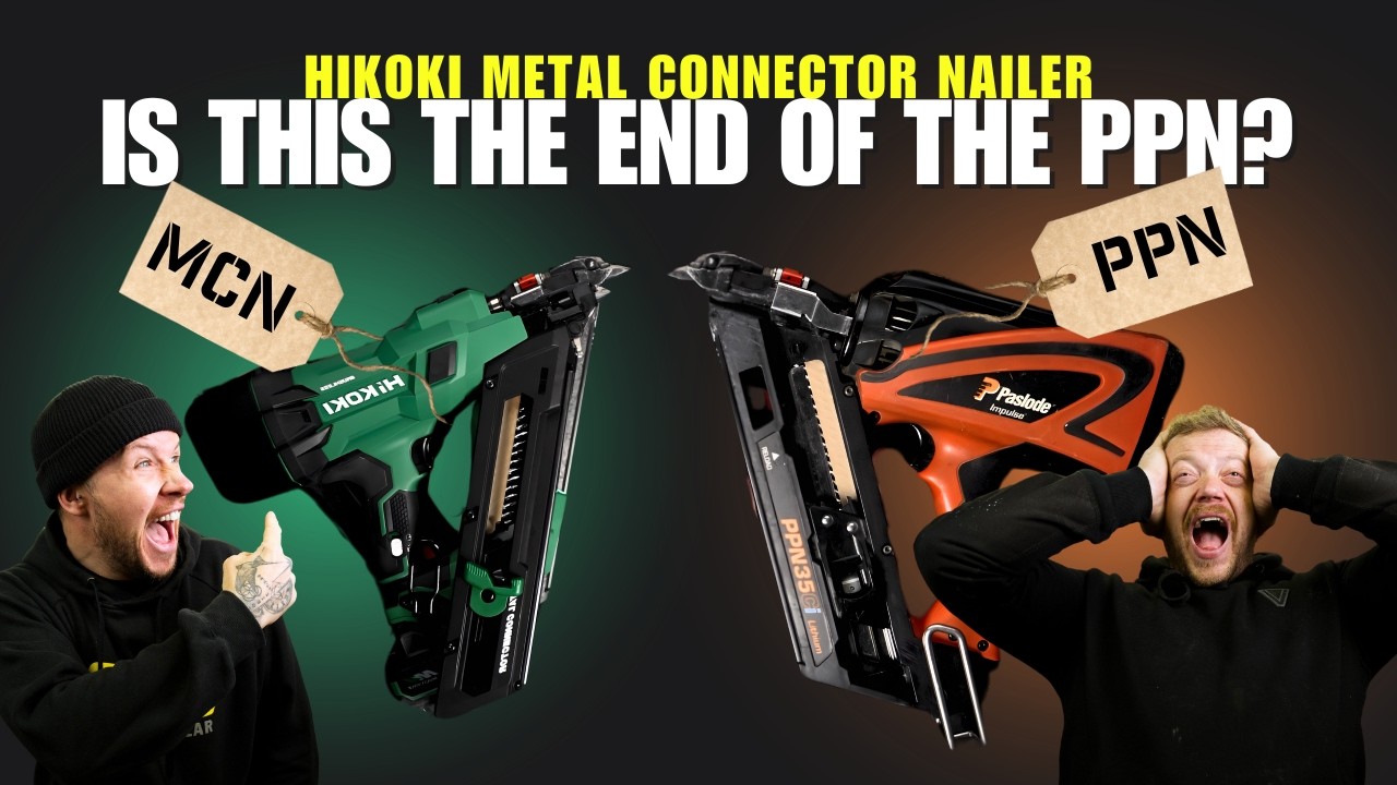 NEW HIKOKI metal connector nailer!! first look at the twist nailer.