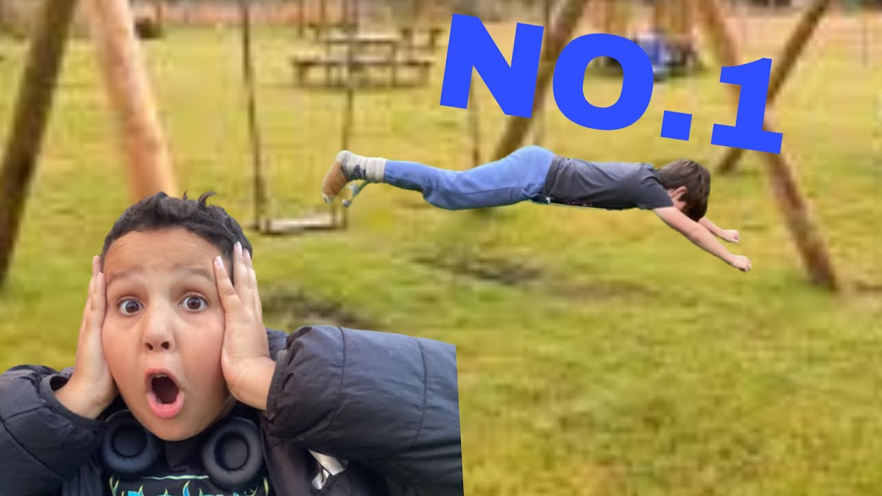 Epic Swing Set Fails & Jumping Off Swings 