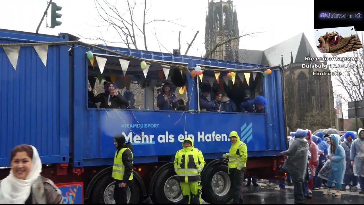 Rosenmontagszug Duisburg 16.02.2026   Eindrücke 12