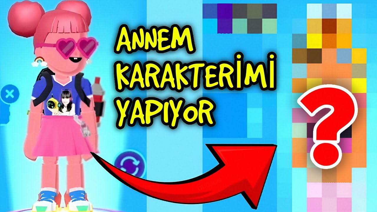 ANNEM PK XD KARAKTERİMİ YAPIYOR ! BAKIN SONUÇ NASIL ? | PK XD MAYA