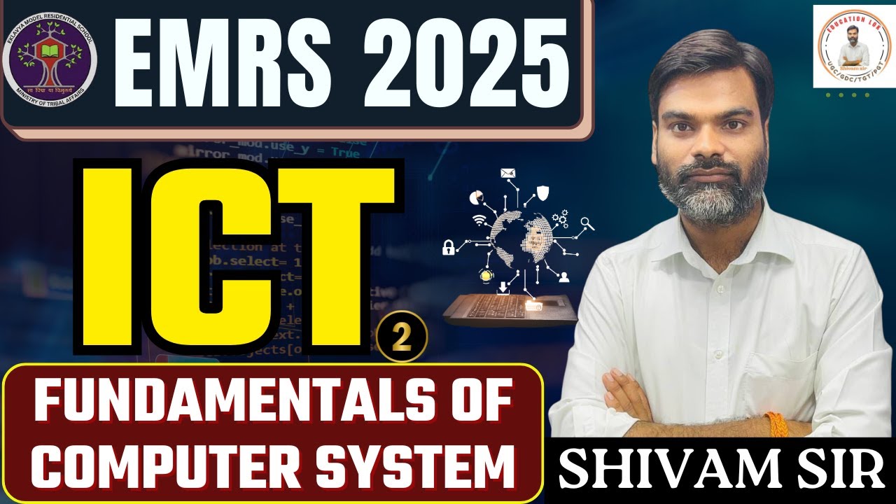 emrs new vacancy 2025 || emrs ict classes 2025 || EMRS Knowledge of ICT : Fundamentals of Computer