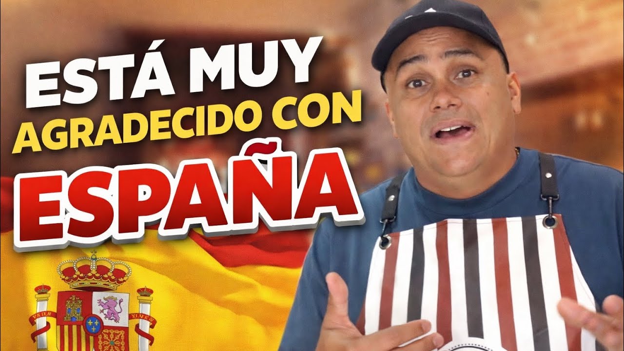 España le CAMBIÓ LA VIDA a este Venezolano | está muy agradecido 