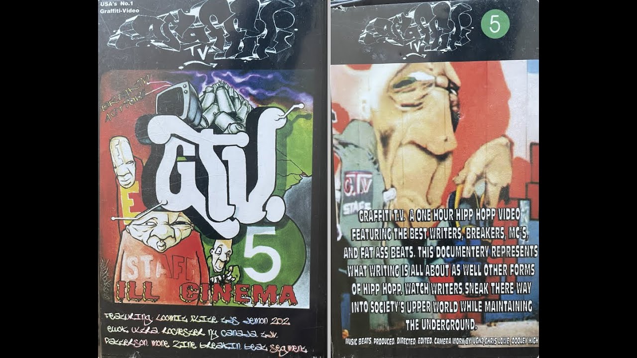 Graffiti T.V #5 - ft. Flite TDS, Mone TFP, Zine, Duro3, Demon 2O2 (graffiti video, New York 1997)