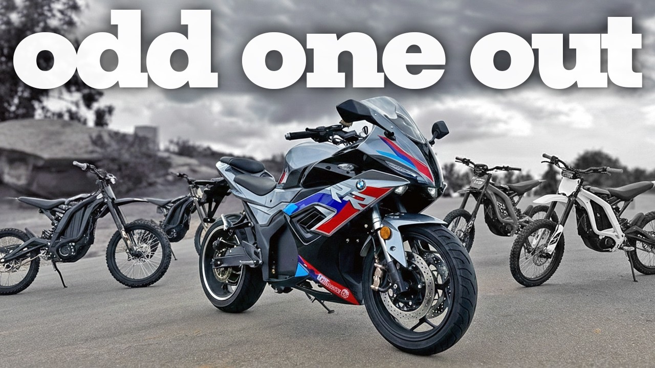 I Brought a REAL Motorcycle to a Surron Ride...