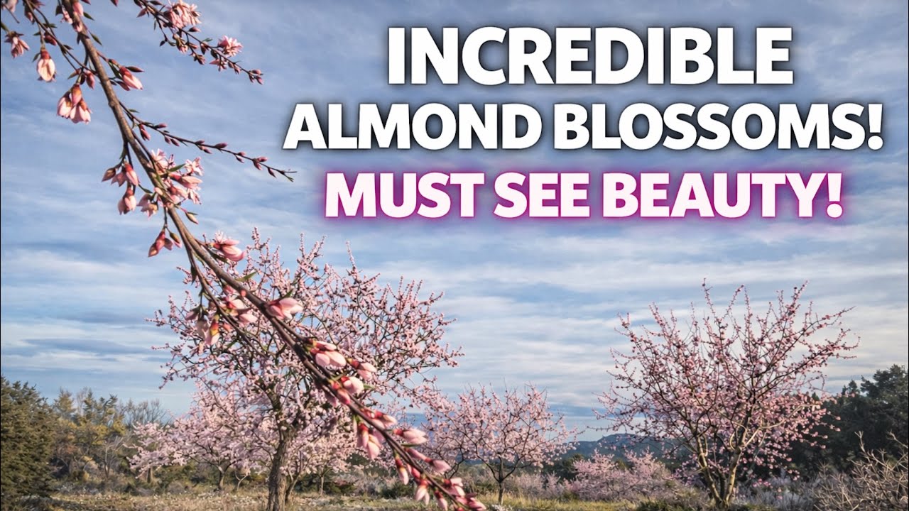 Turn This On and Breathe. The Most Relaxing Almond Blossom Video 4K