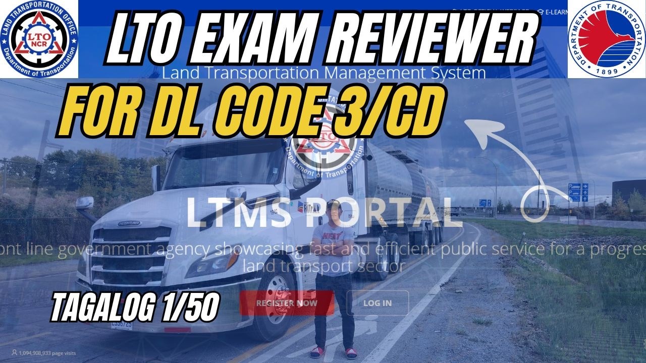 LTO Exam Reviewer for DL Code 3/Cd