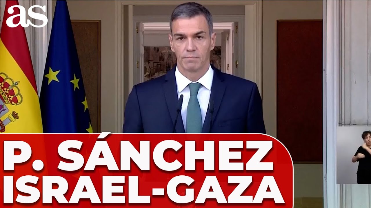 SÁNCHEZ sobre la ofensiva de ISRAEL en GAZA: “Esto no es DEFENDERSE, ni siquiera ATACAR”