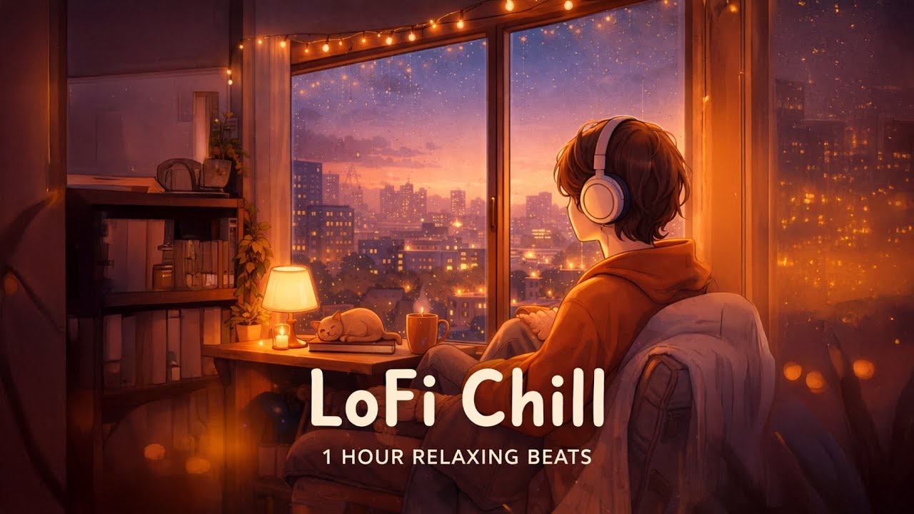 LoFi Chill & Relax 🌙 | Soft Beats for Calm, Focus & Peaceful Vibes (1 Hour)