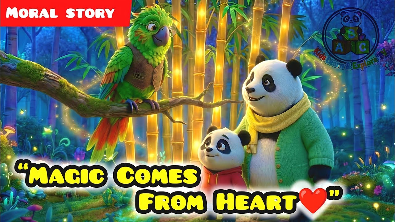 Pappu Panda and the Magic Bamboo Tree 🐼 | Moral Story for Kids | Good Heart & Helping Story #kids 