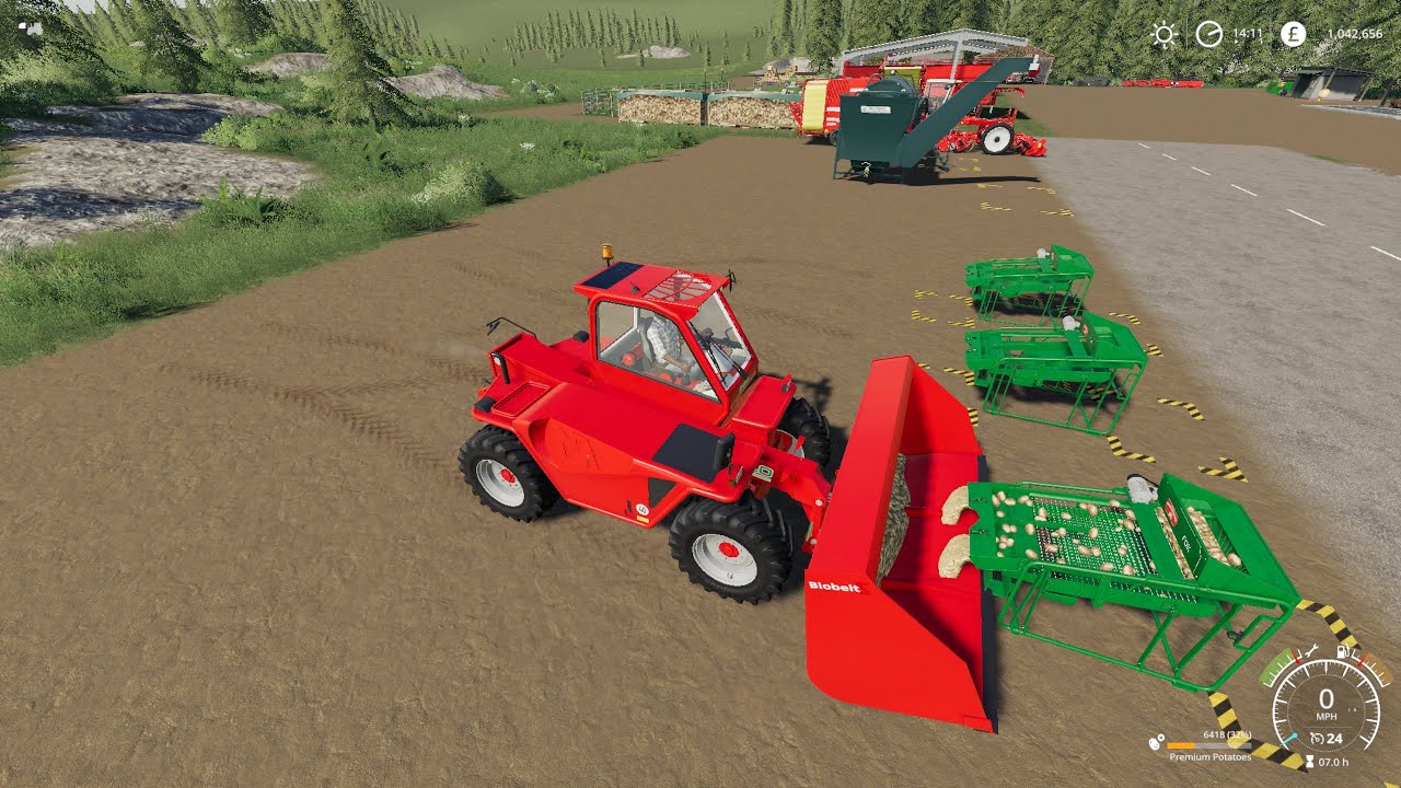 No Man's Land #109 (Surviving Hard Economy) * Washing & Sorting Potatoes, Premium Potatoes * FS 19