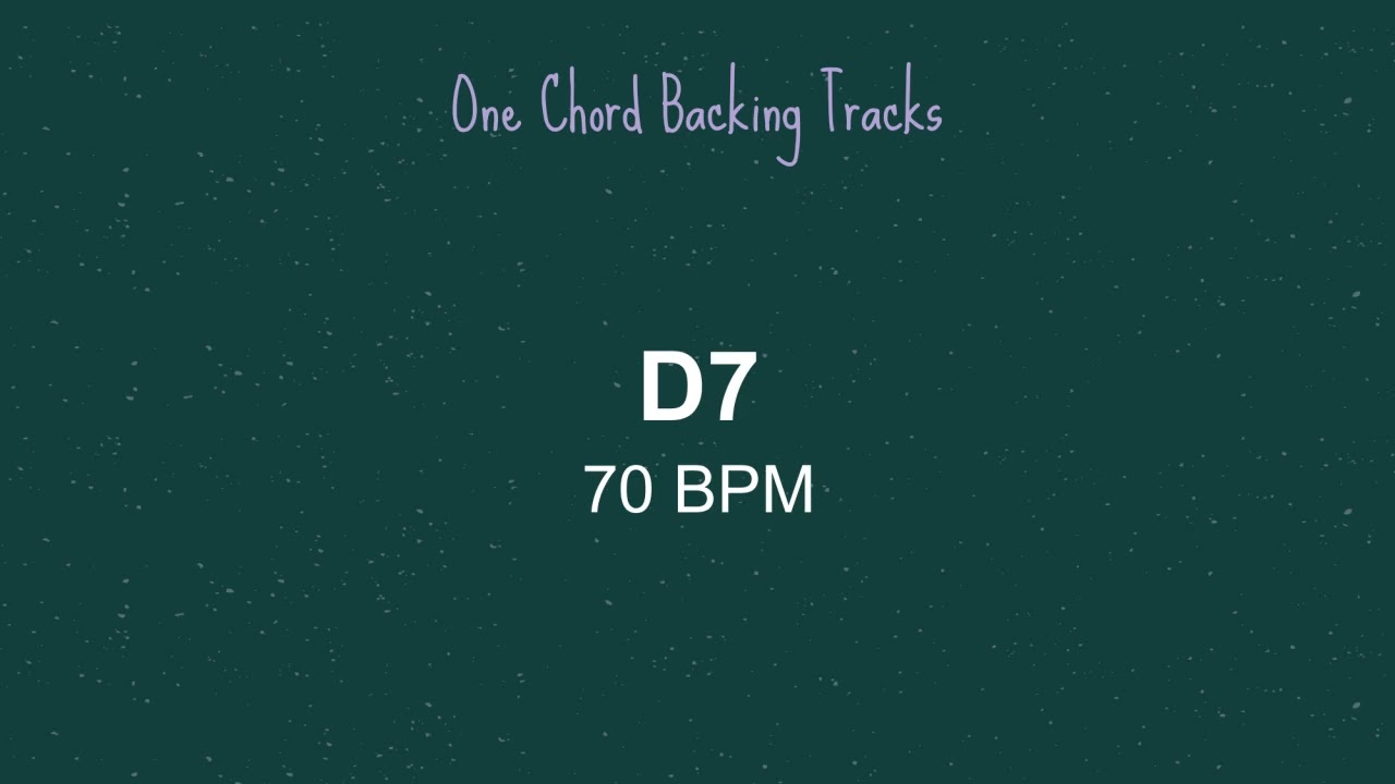 One Chord Backing Track   D7