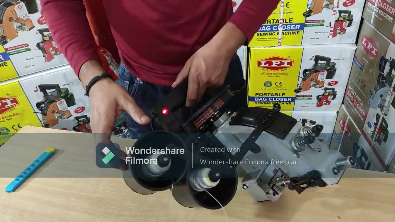 Как пользоваться двухигольной швейной машиной для мешков...?