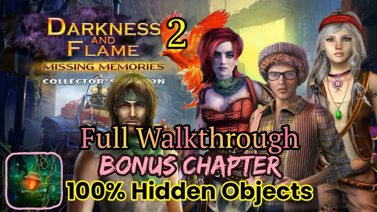Darkness and Flame 2: Missing Memories. Bonus Chapter Full walkthrough all Hidden Object & morphing.