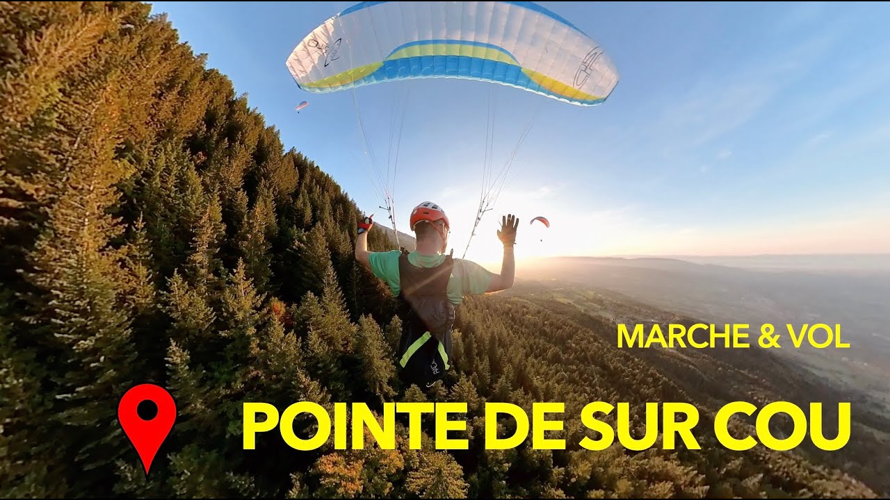 Parapente - Marche et vol 📍 Pointe de Sur Cou - Vol 114 - 6 oct 2023