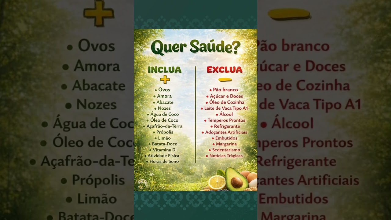 Quer ter mais SA&Uacute;DE? Fa&ccedil;a isso! ✅