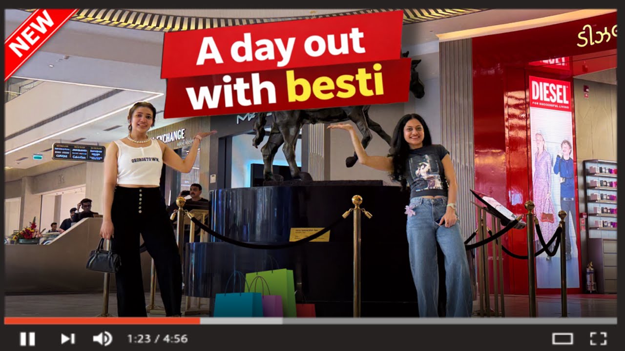 The Perfect Girls’ Day Out in Ahmedabad 💄🛍️ | Shopping, Haircut & Food Vlog