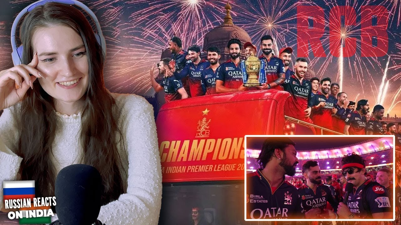 Russian Girl Reacts on RCB&rsquo;s IPL 2025 Trophy Celebrations | Mr. Nags Gatecrashes