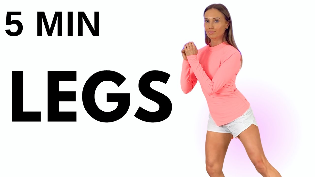 TONE Your Legs in Just 5 Minutes a Day -  Small Space Workout