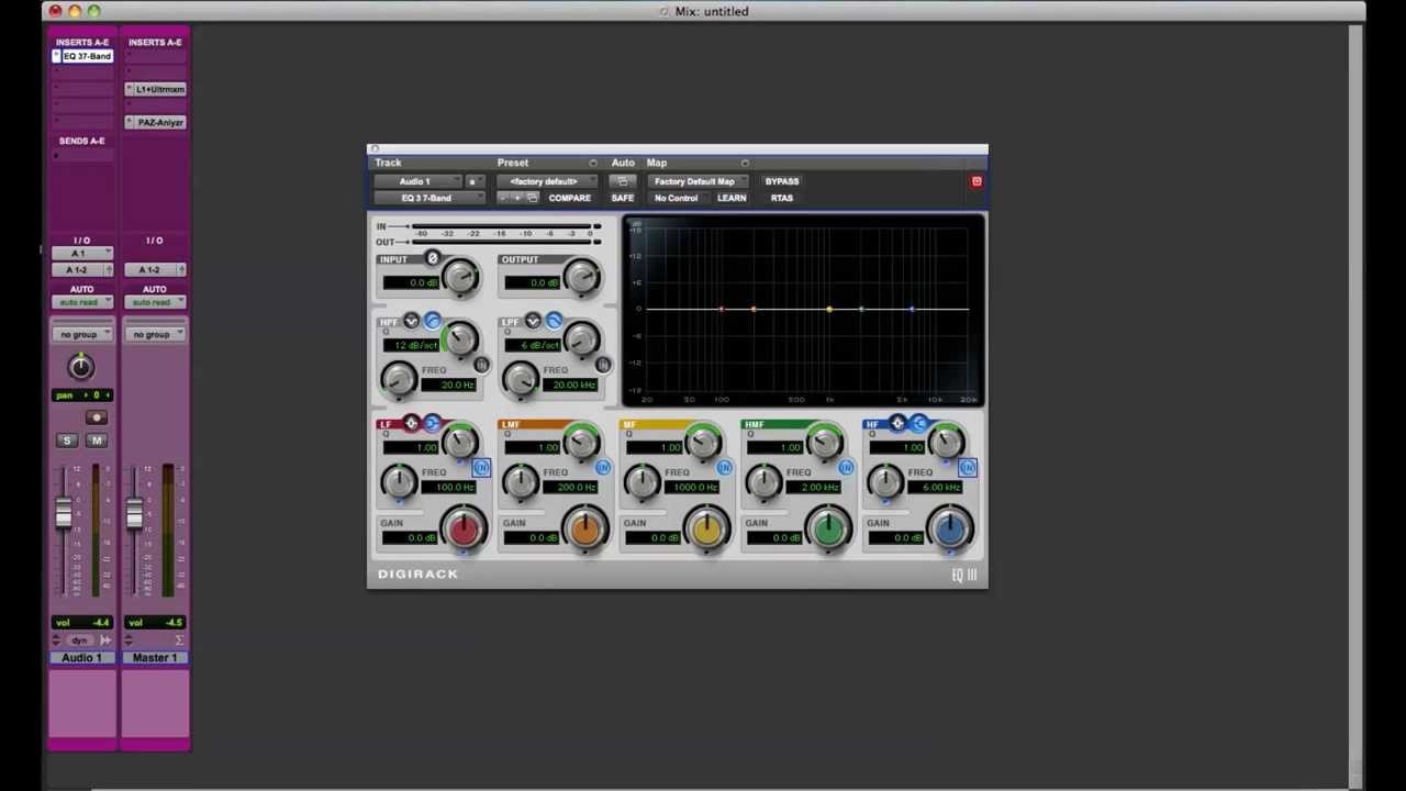 Lesson 5  - Pro Tools 8 LE, EQIII