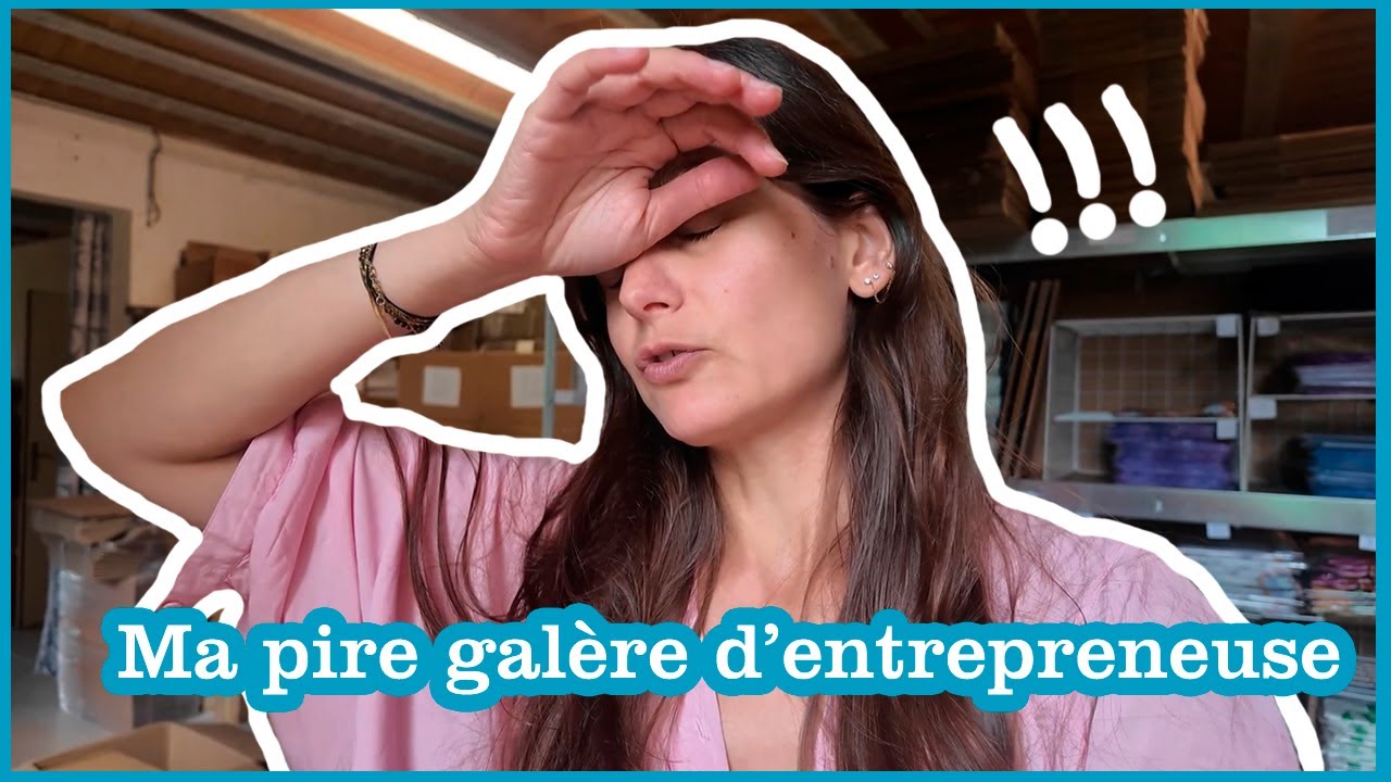 Ma pire semaine d'entrepreneuse et de cr&eacute;atrice  #vlog  #studiovlog