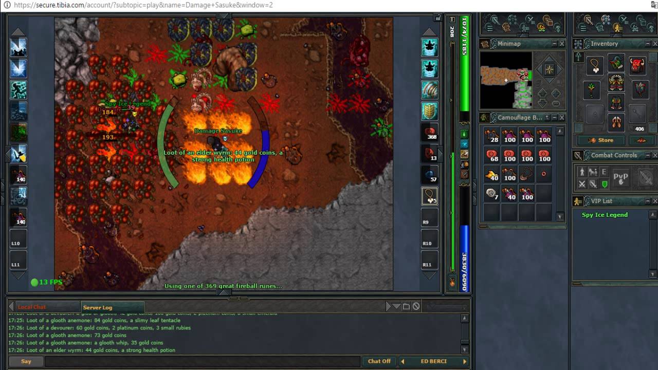 Tibia: Hunt - Tremor Worm Spawn w/ Low lv (Glooth Factory/Oramond)